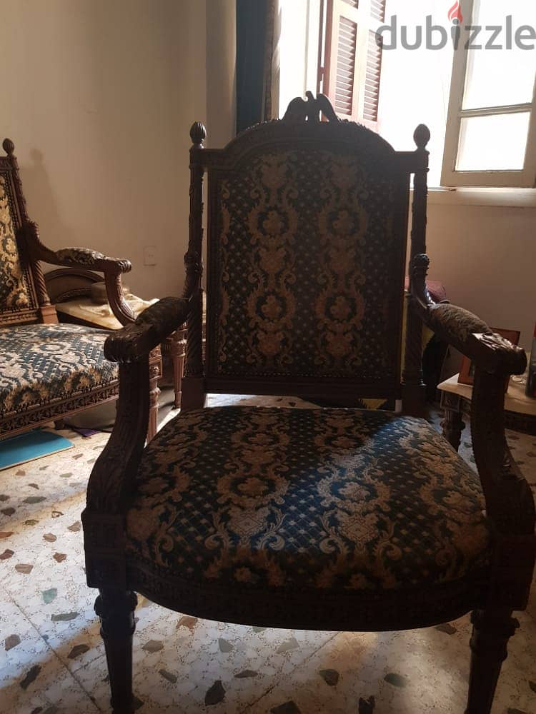 Difficult to replicate woodcrafted furniture in Tripoli 1972 2