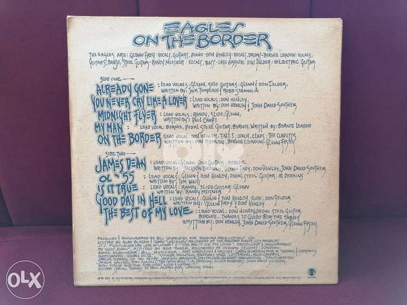 On The Border - Eagles - Vinyl - 1974 1