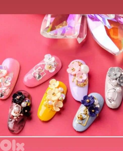 Gorgeous manicure and pedicure decoration box 11