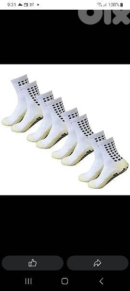كلسات فوتبول كرة قدم موجود عدة مودلات  وعدة اسعار shosette grip socks 2