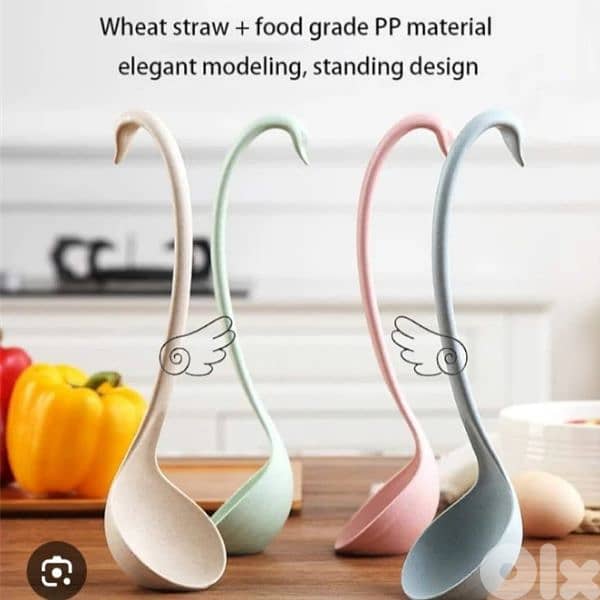 cute swan shape cooking spoon 4
