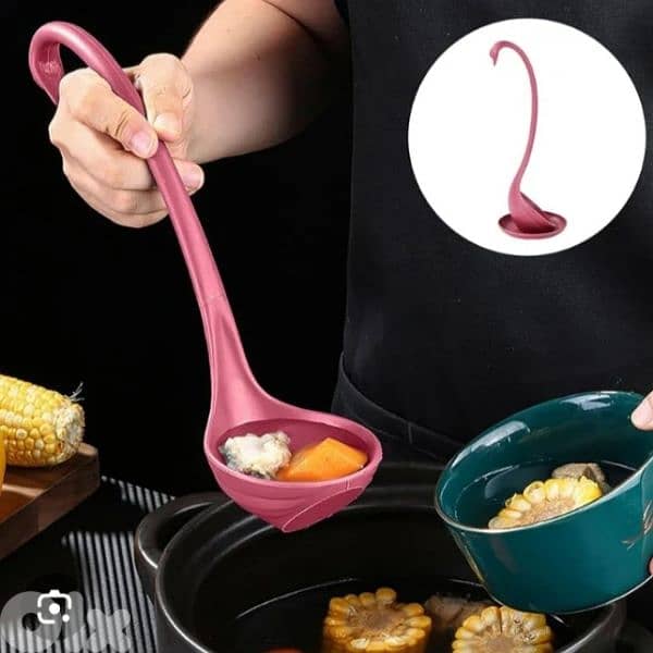 cute swan shape cooking spoon 5
