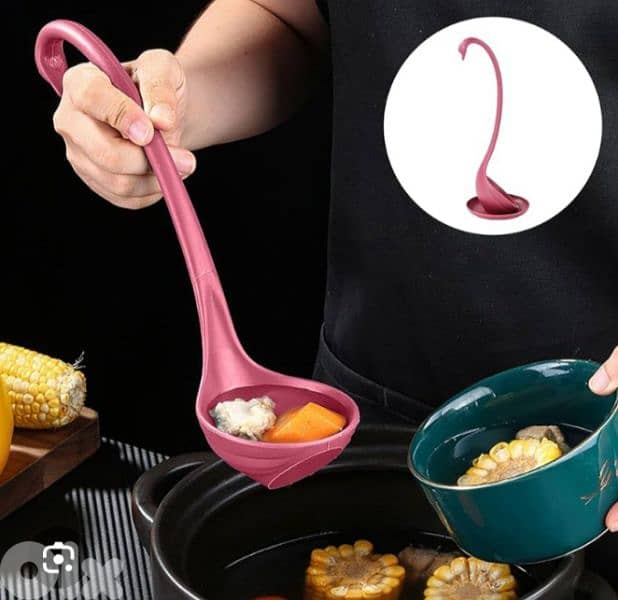 cute swan shape cooking spoon 8