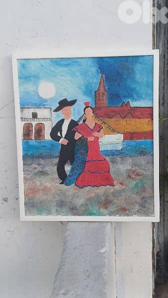 لوحة رسم زيتي 0