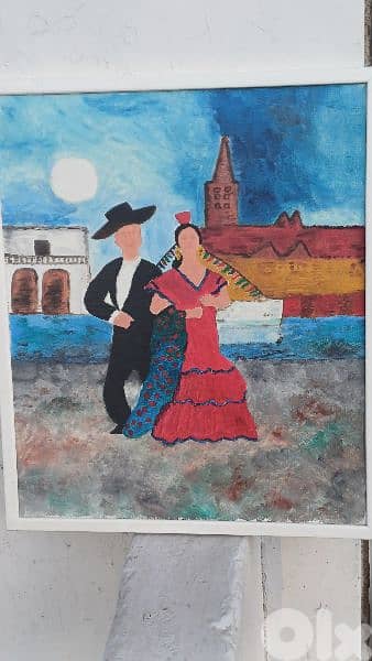 لوحة رسم زيتي 2