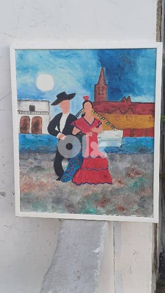 لوحة رسم زيتي 4