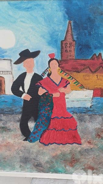 لوحة رسم زيتي 6