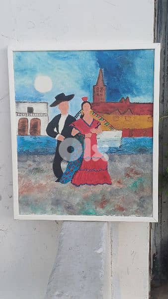 لوحة رسم زيتي 8
