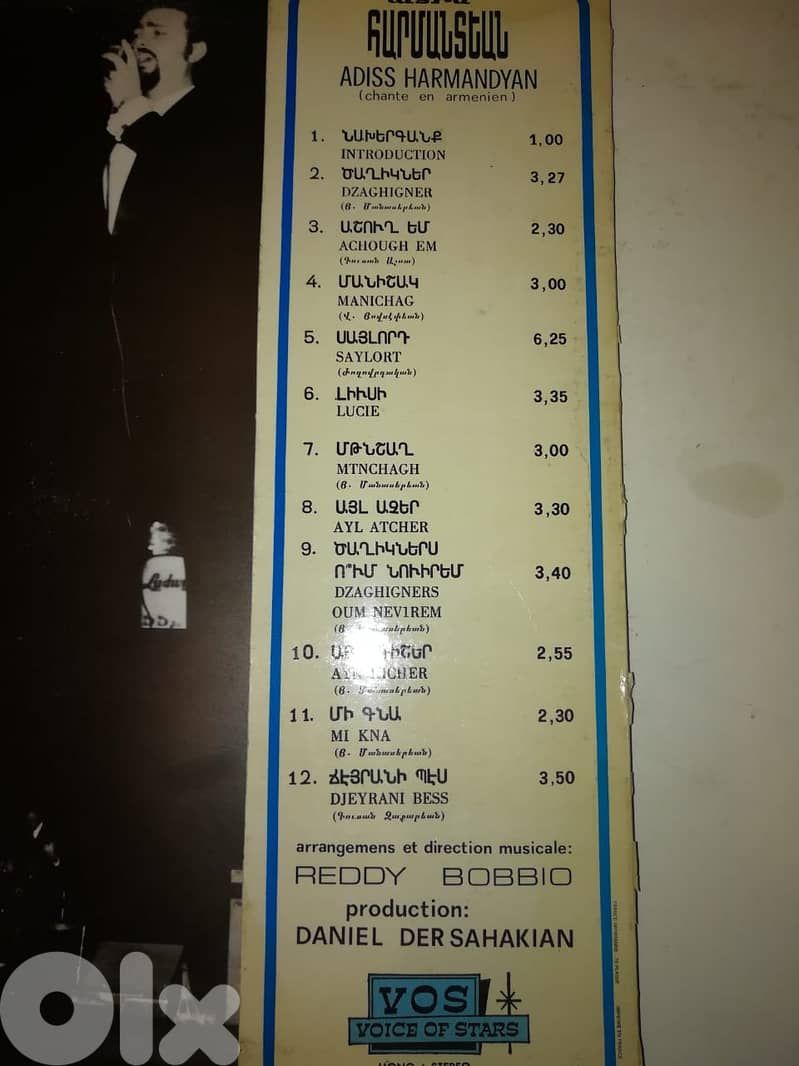 Adiss Harmandian – chante en Armenien live at the recital Phoenicia th 2
