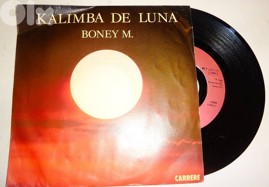 Kalimba de luna - boney M - 45t 7" 0