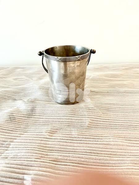 Vintage Silver Ice Bucket 0