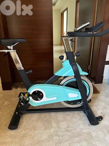 Spinning bike belt driving system 0