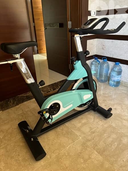 Spinning bike belt driving system 2