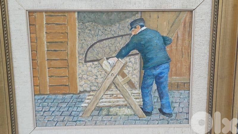 لوحة رسم زيتي 4