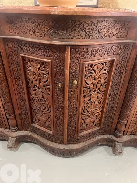 dersoir antique engraved solid wood 5