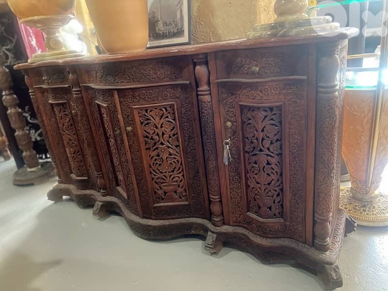 dersoir antique engraved solid wood 6