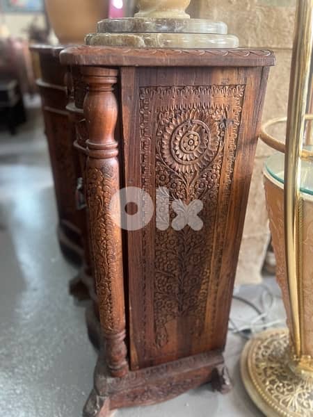 dersoir antique engraved solid wood 10