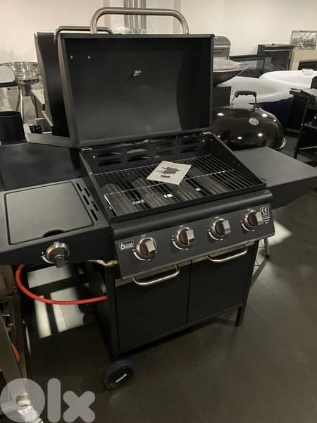dakota barbecue grill 4+side burner 1