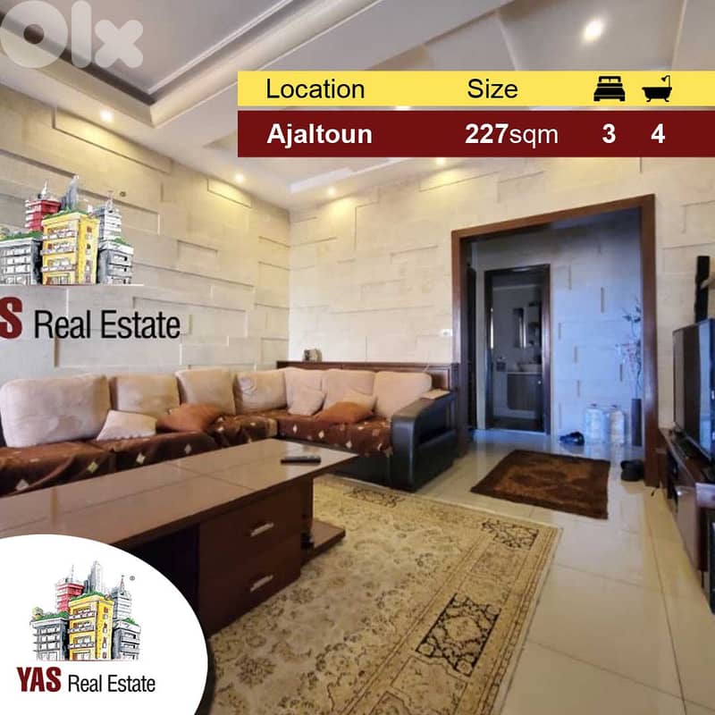 Ajaltoun 227m2 | Excellent Condition | Luxury | Panoramic View | 0