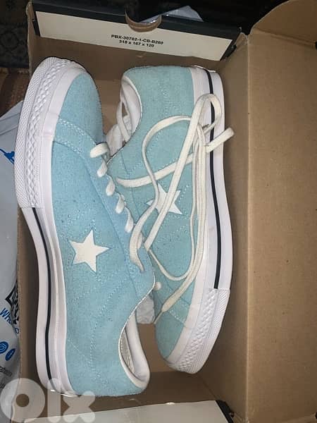 Converse One Star Low 'Shoreline Blue' 161575C 3