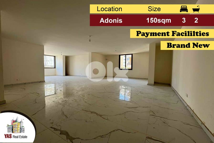 Adonis 150m2 | Brand New | Payment Facilities | Main Road | EL | 0