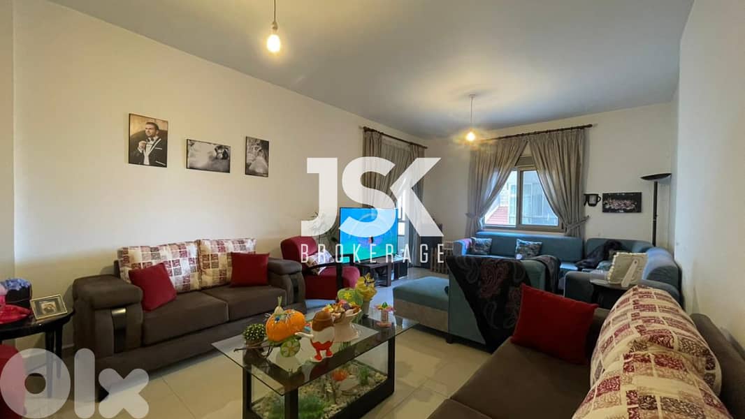 L15065-Fully Furnished Decorated Apartment for Sale In Mansourieh 0