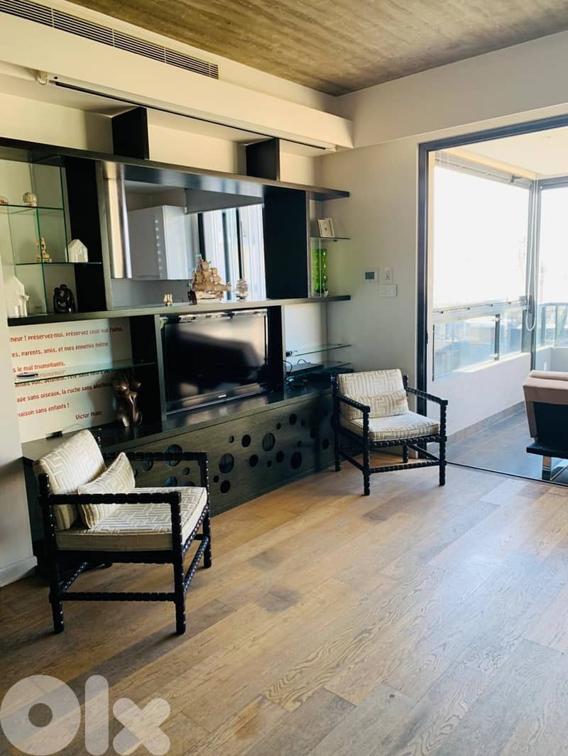 L05117-Fully Furnished Bright Apartment For Rent in Achrafieh 0