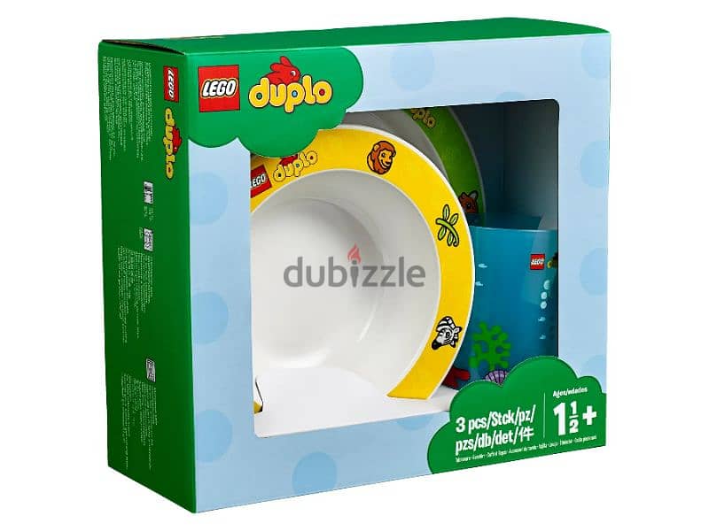 Original LEGO DUPLO 853920 Tableware plate, cup and bowl  LEGO DUPLO 0