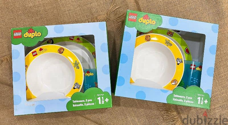 Original LEGO DUPLO 853920 Tableware plate, cup and bowl  LEGO DUPLO 10