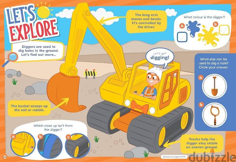 Blippi Annual 2023 Activities Hard Cover (77 pages) 3