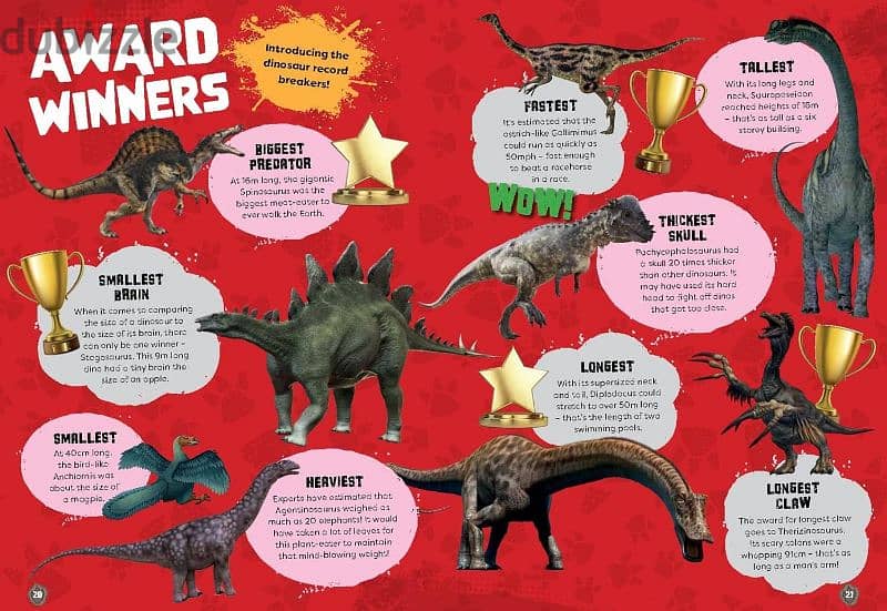 The World of Dinosaurs Annual 2023 Activities  Hard Cover (77 pages) 1