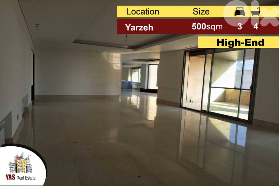 Yarzeh 500m2 | Super Luxury | Ultra Prime Location | Sea View | PA | 0