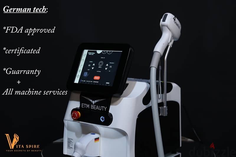 Trio/Quadro Laser Machine diode Alexandre nd yag Etm 0