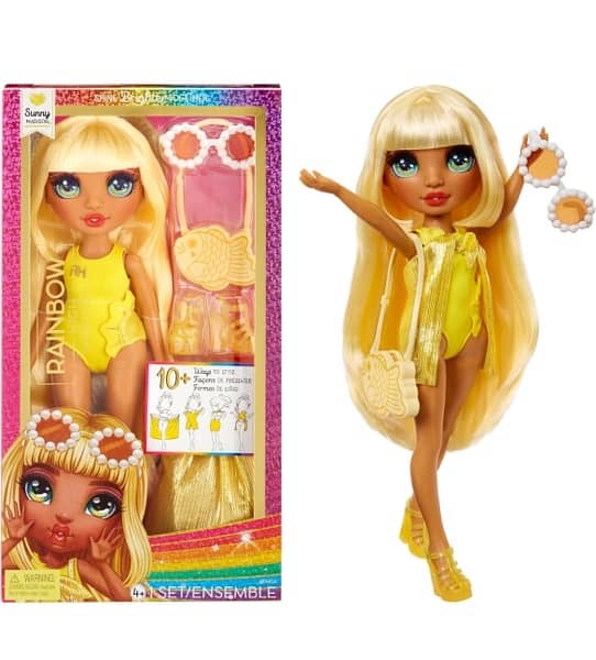 Rainbow High Swim & Style Sunny - Yellow 1