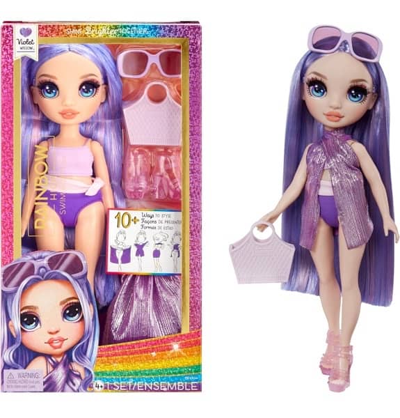 Rainbow High Swim & Style violet 1
