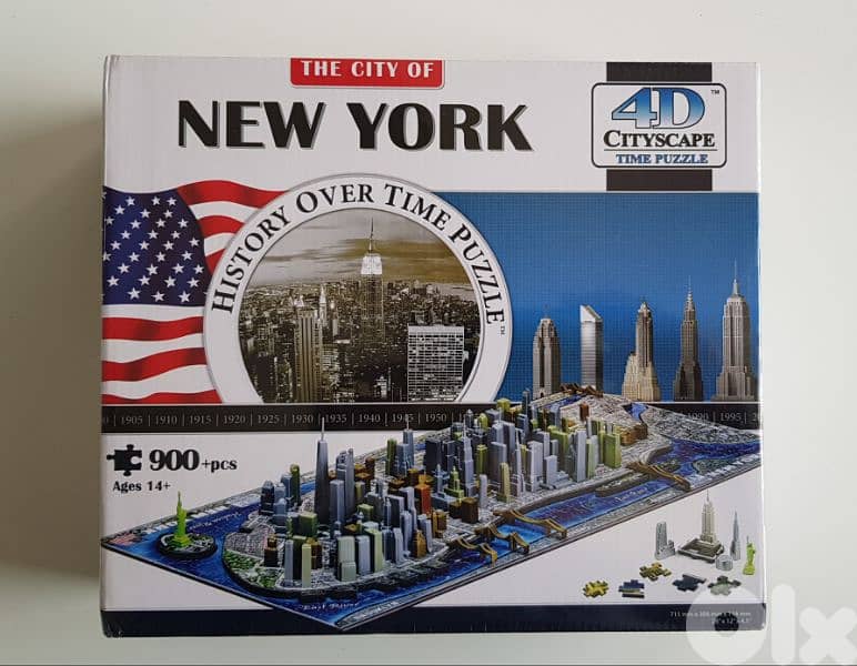 Puzzle 900 pcs 4D (The City of NEW YORK) 0