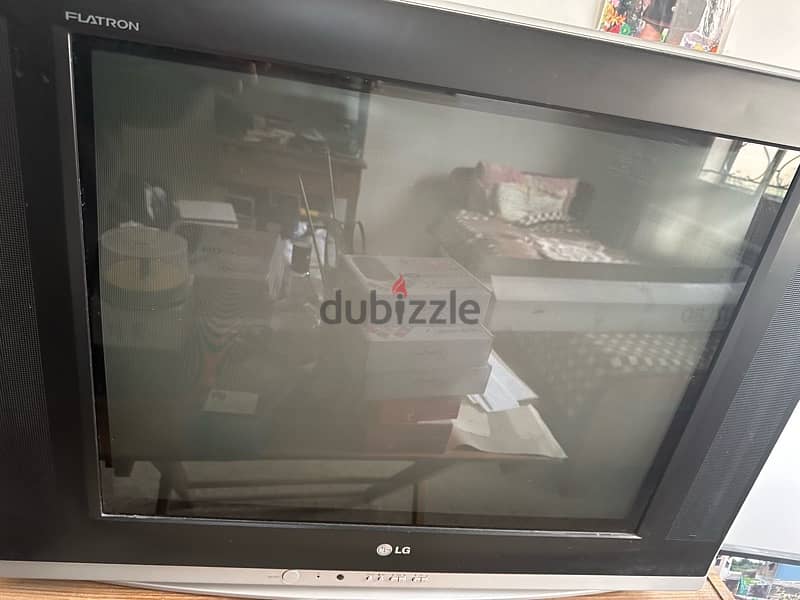 4 CRT TVs LG, Hisense, Hitachi, Star & Sony + stand 1