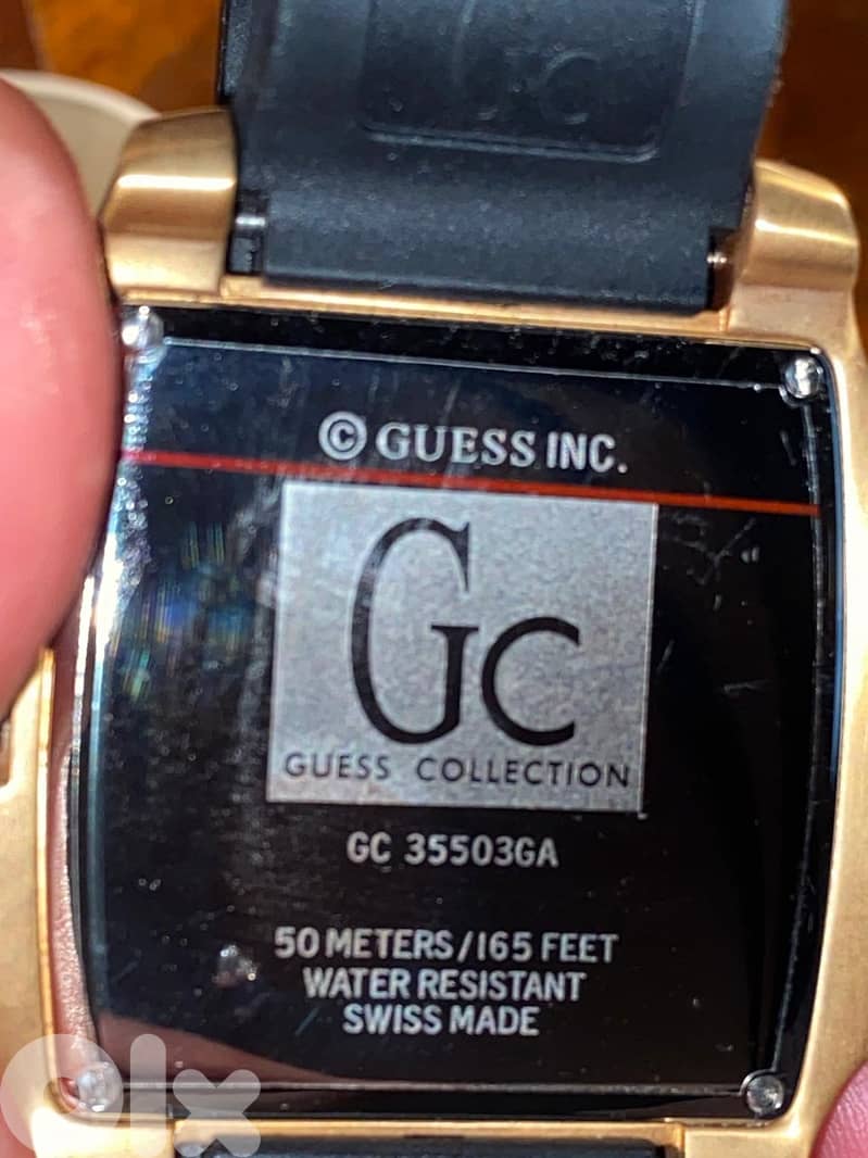 GUESS GC 35503GA Square ROSE GOLD CHRONO 2