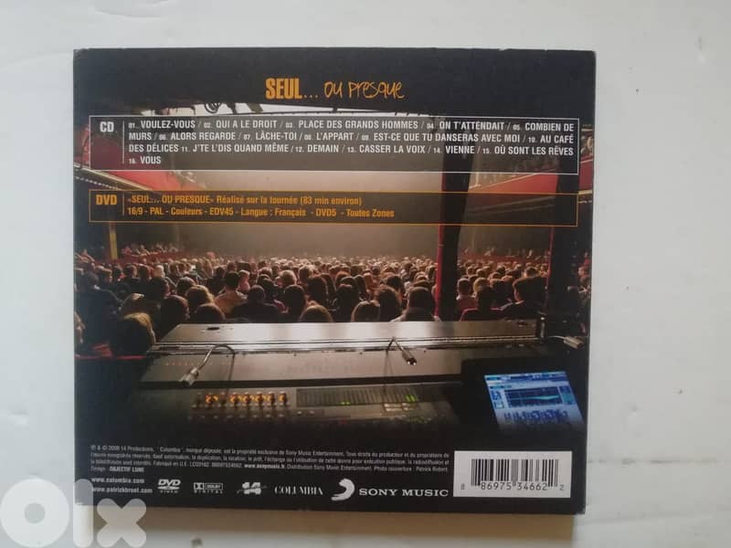 Patrick Bruel - seul ou presque  -Acoustic CD + DVD 1