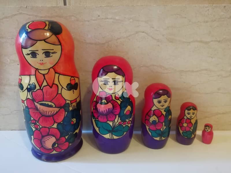 nesting dolls 5 pcs 20cm 0