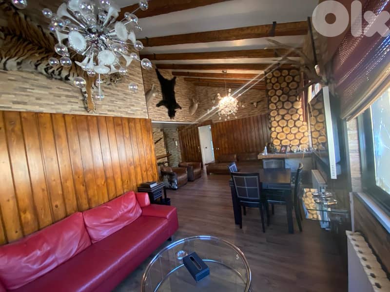 CHALET IN FAQRA MZAAR PRIME (70SQ) FULLY FURNISHED , (KFA-152) 0