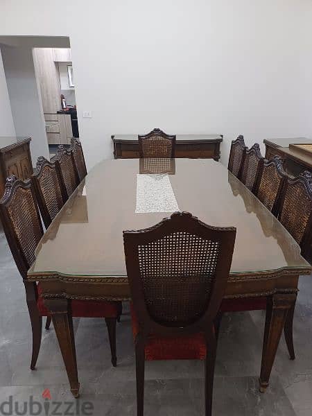 dining room, 12 chairs ,with everything in the pictures. 03273111 7