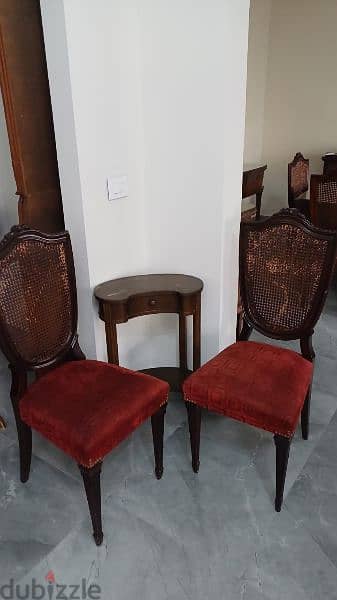 dining room, 12 chairs ,with everything in the pictures. 03273111 12