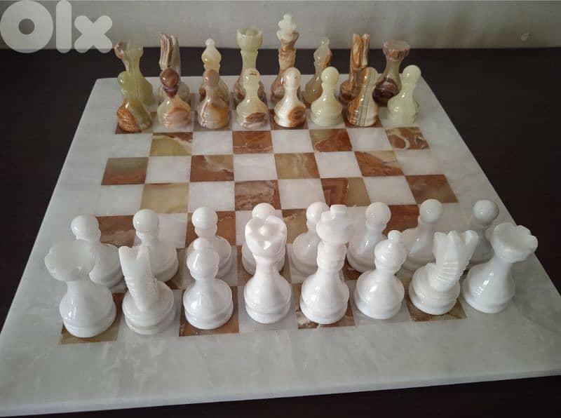 Original onyx chess 40×40cm 0