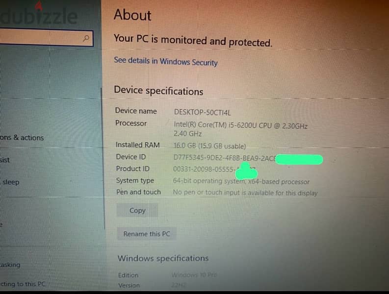 hp 430 G3 i5 6th (16gb ram) 4