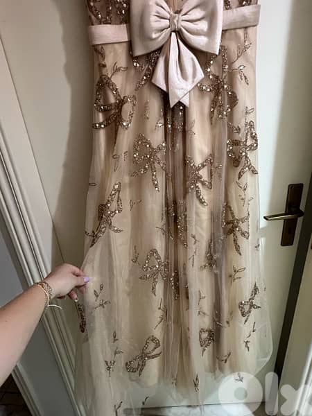 Dress,LES AMIS, size 38-40, Champagne color 5