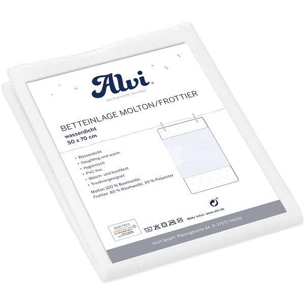alvi waterproof baby bed insert 0