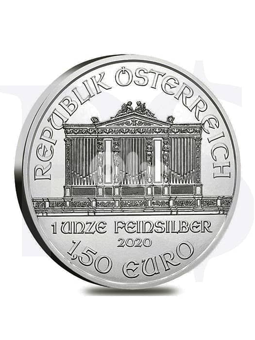 2020 1 oz Vienna Philharmonic Silver Coin 1
