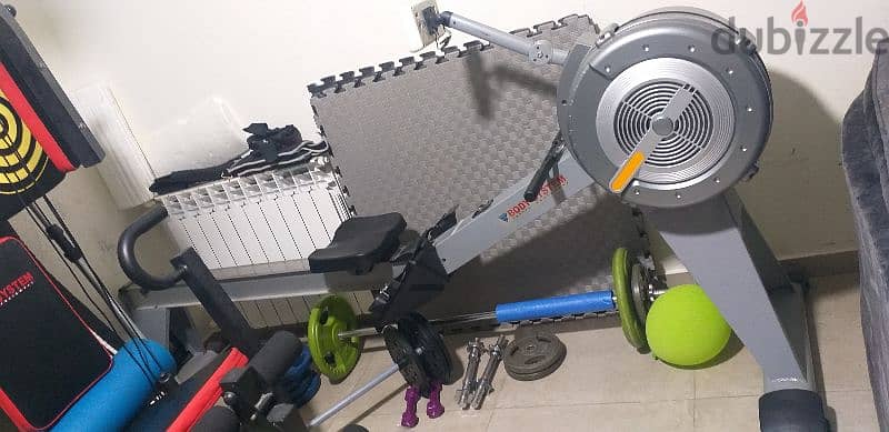 sports equipment , rower ,eleptical, pt convenient 2
