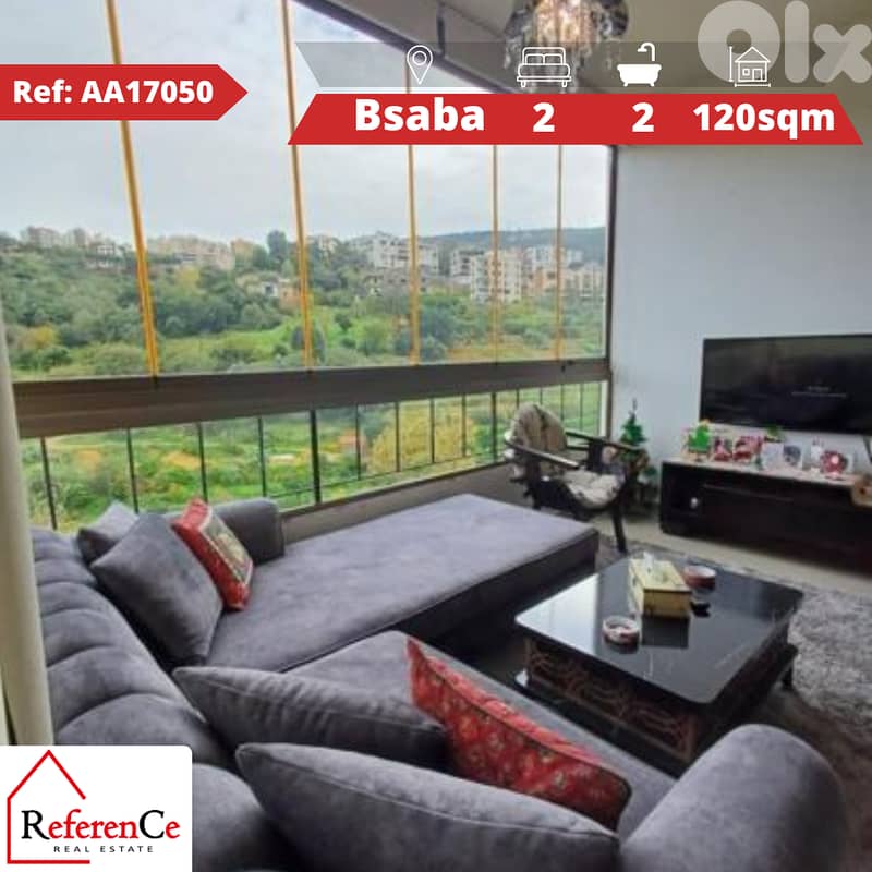 Furnished Apartment in bsaba شقة مفروشة بسابا 0
